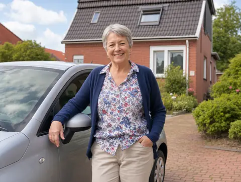 Verkäufer aus Werne mit dem verkauften Fahrzeug